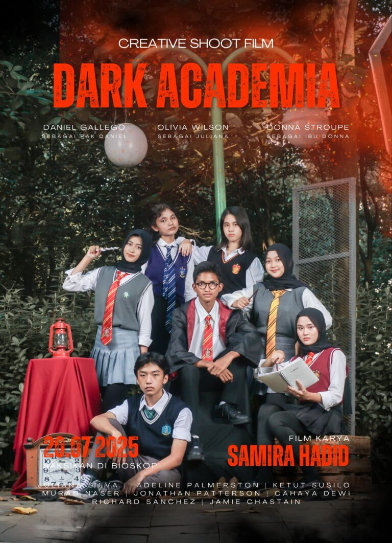 Foto buku tahunan sekolah tema Dark Academia oleh Creative Shoot Jakarta Bogor Depok Tangerang Bekasi