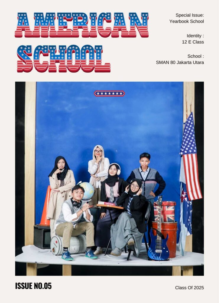 Buku Tahunan Sekolah Tema American High School