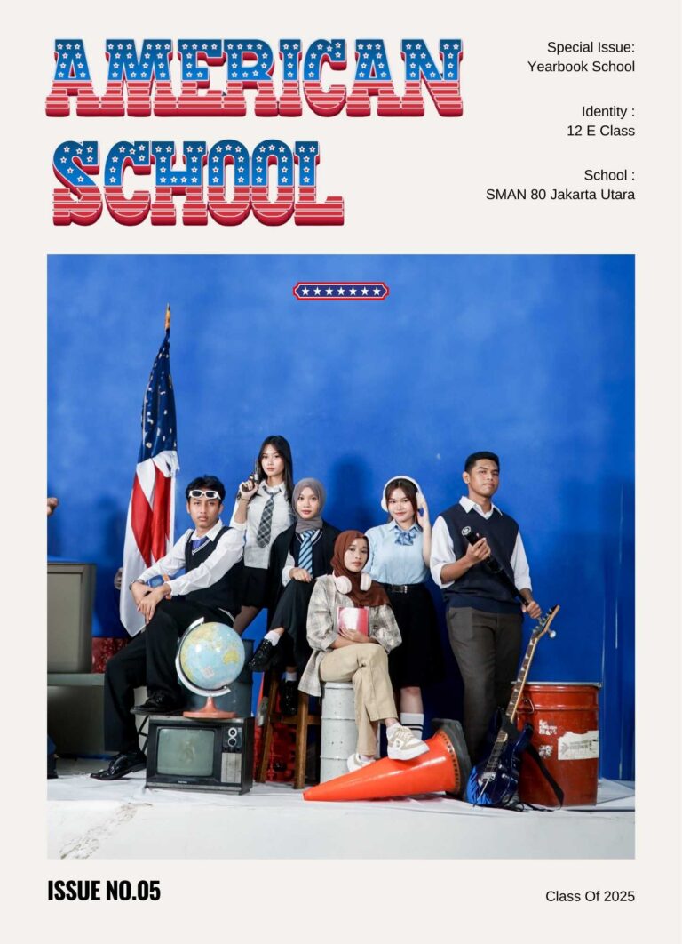 Buku Tahunan Sekolah Tema American High School